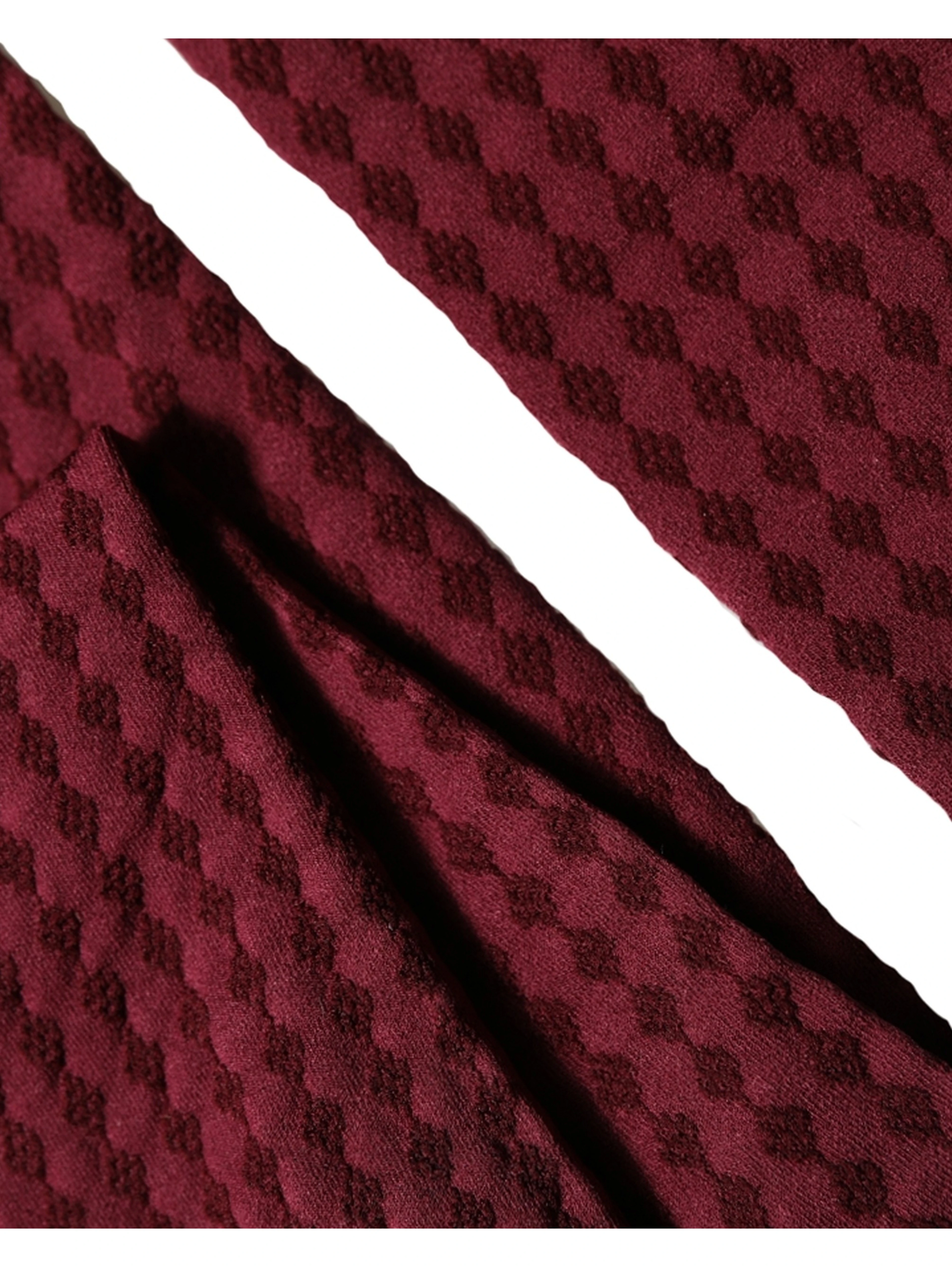 Burgundy Nylon Fishnet Pantyhose Stockings Socks