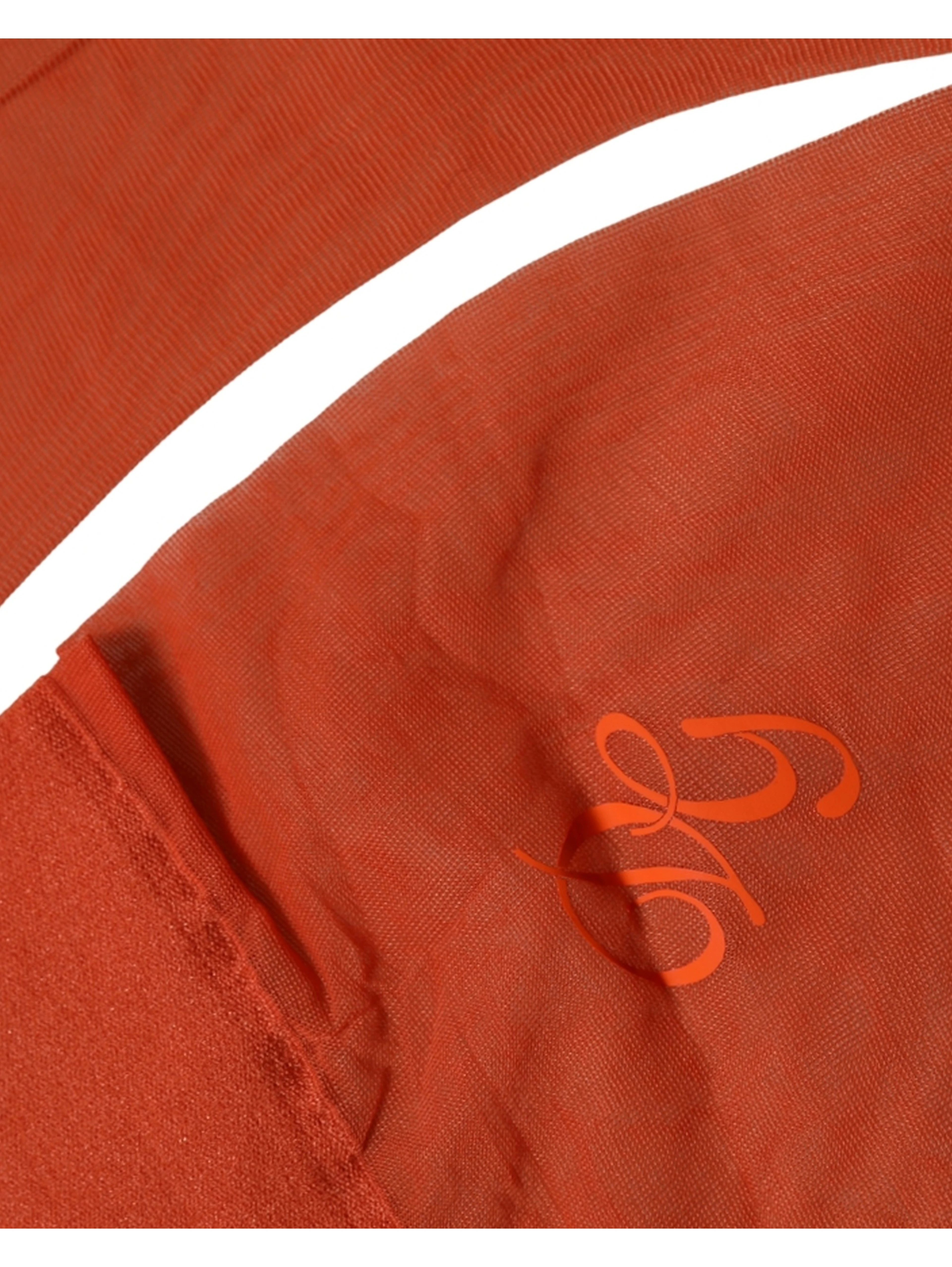 Orange Knee High Sheer Nylon Accessory Socks