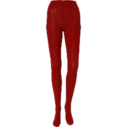Red Nylon Tights Stocking Pantyhose Socks