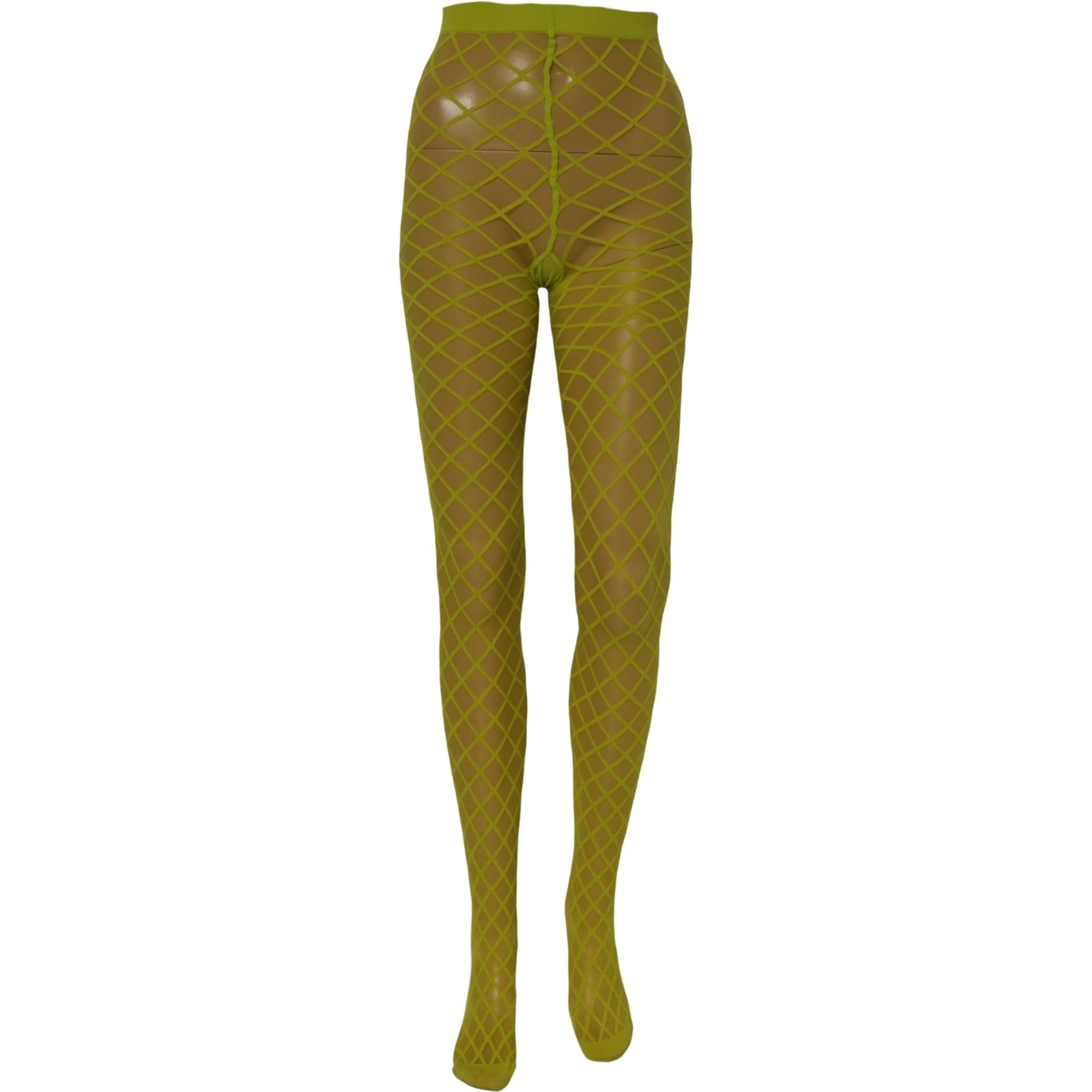Green Nylon Fishnet Pantyhose Stockings Socks