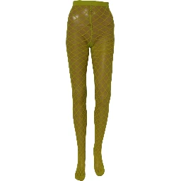 Green Nylon Fishnet Pantyhose Stockings Socks