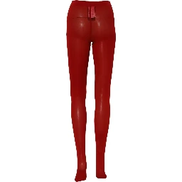 Red Nylon Tights Stocking Pantyhose Socks