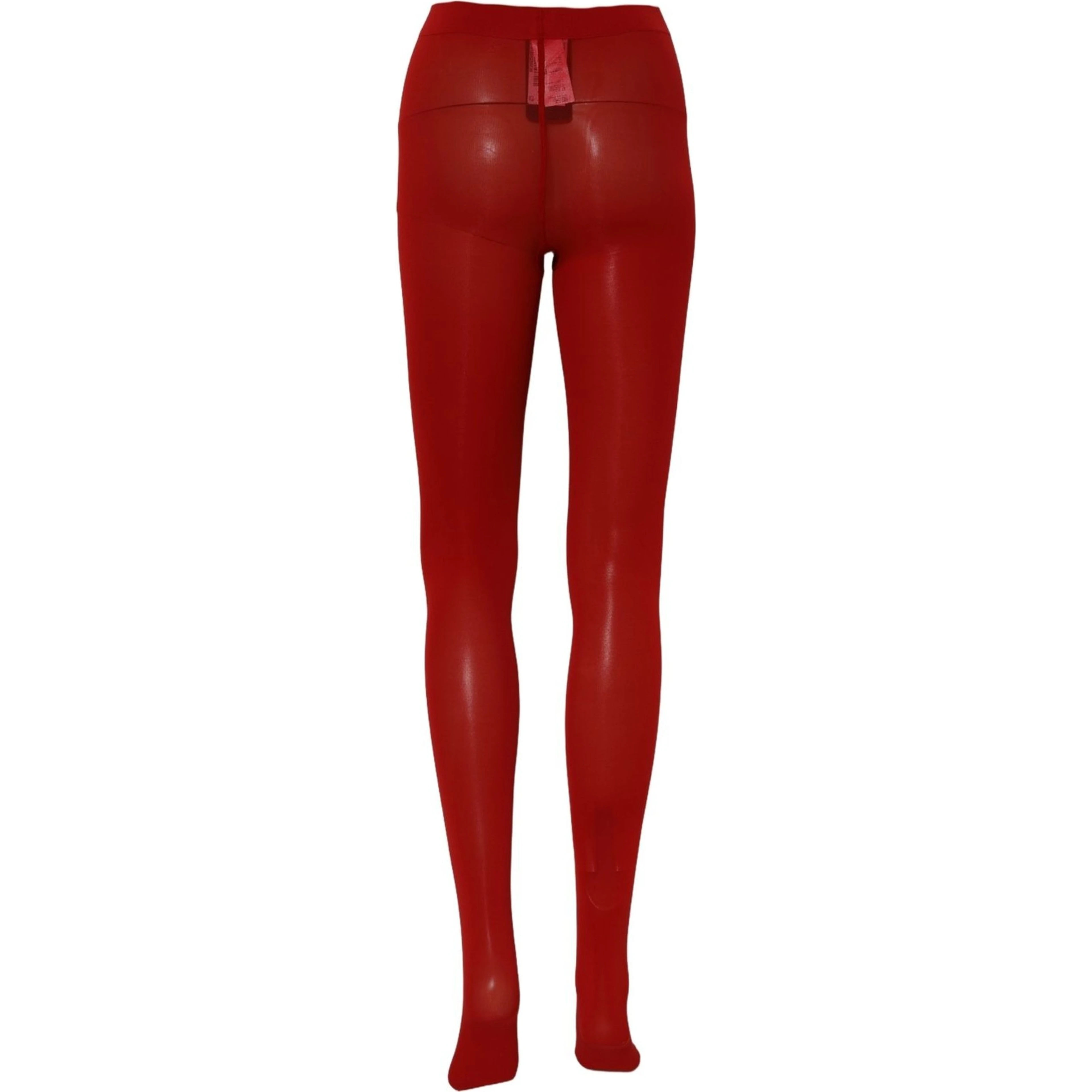 Red Nylon Tights Stocking Pantyhose Socks