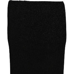 Men Black Viscose Logo Knee High Accessory Socks