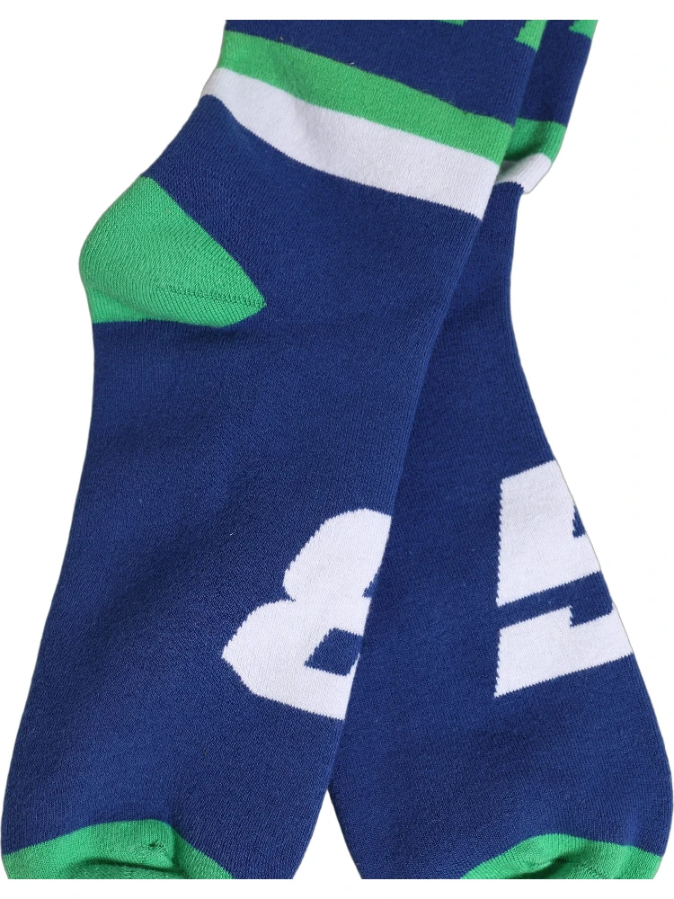 Men Multicolor Cotton Knee High Accessory Socks