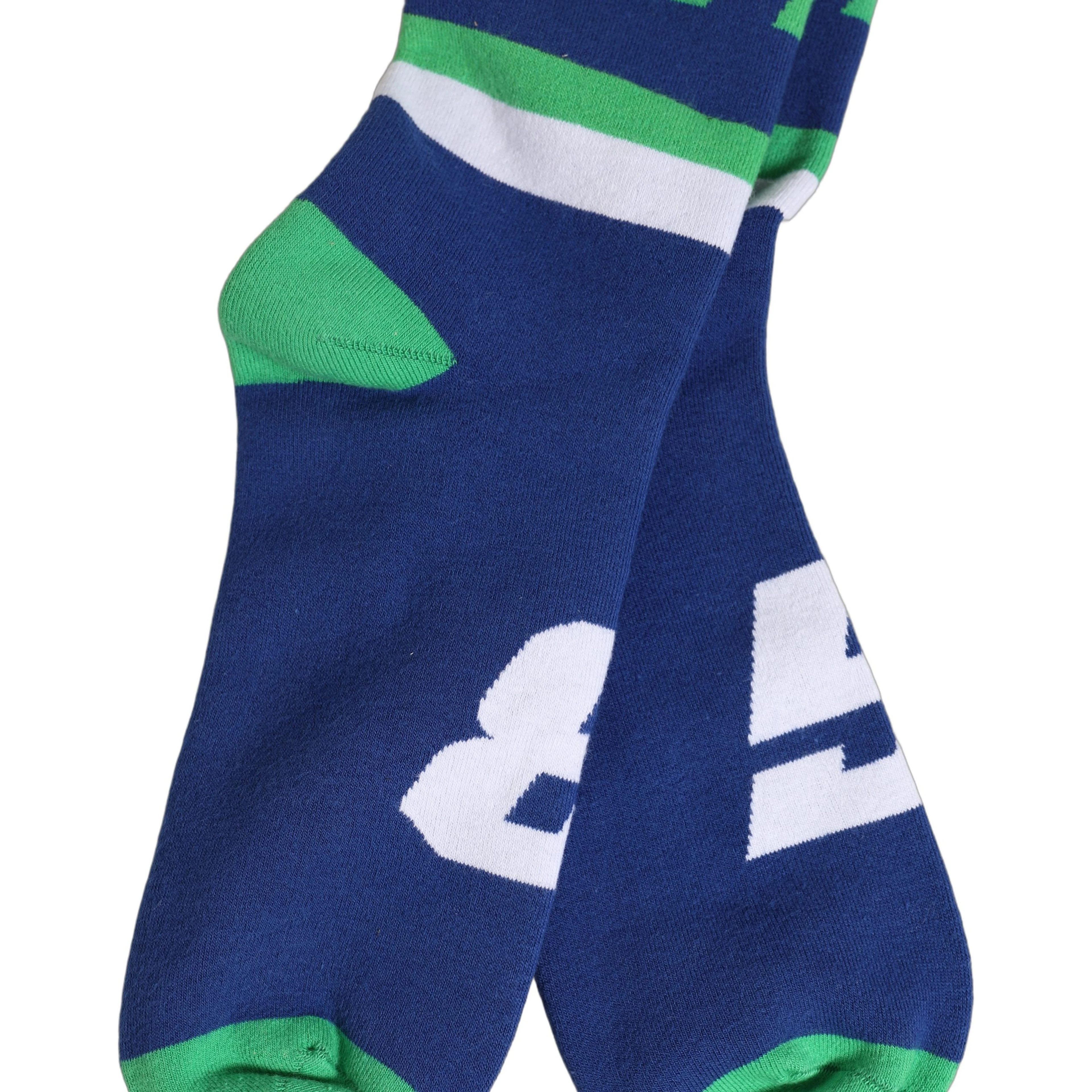 Men Multicolor Cotton Knee High Accessory Socks