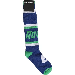 Men Multicolor Cotton Knee High Accessory Socks