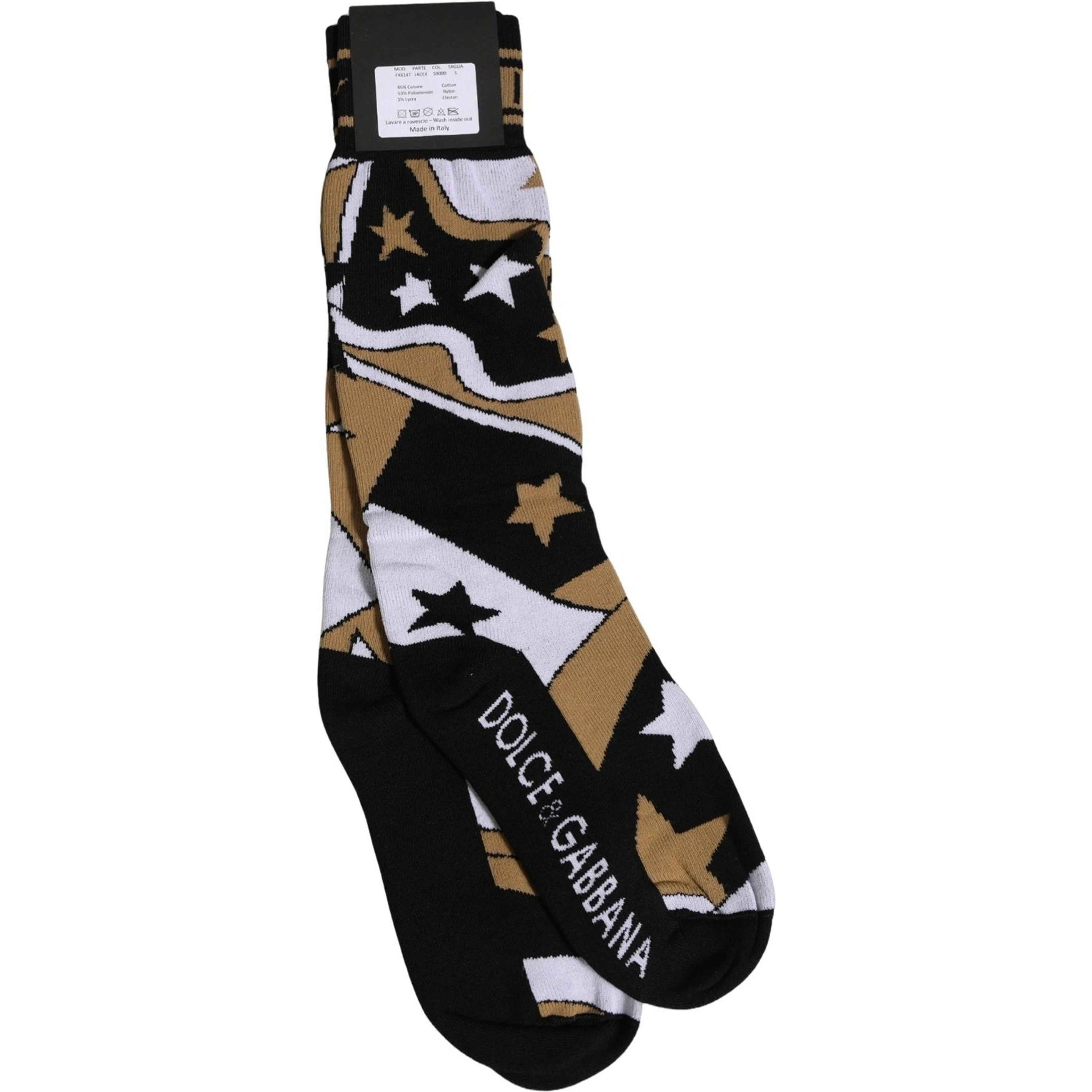 White Polka Dot Over The Calf Accessory Socks