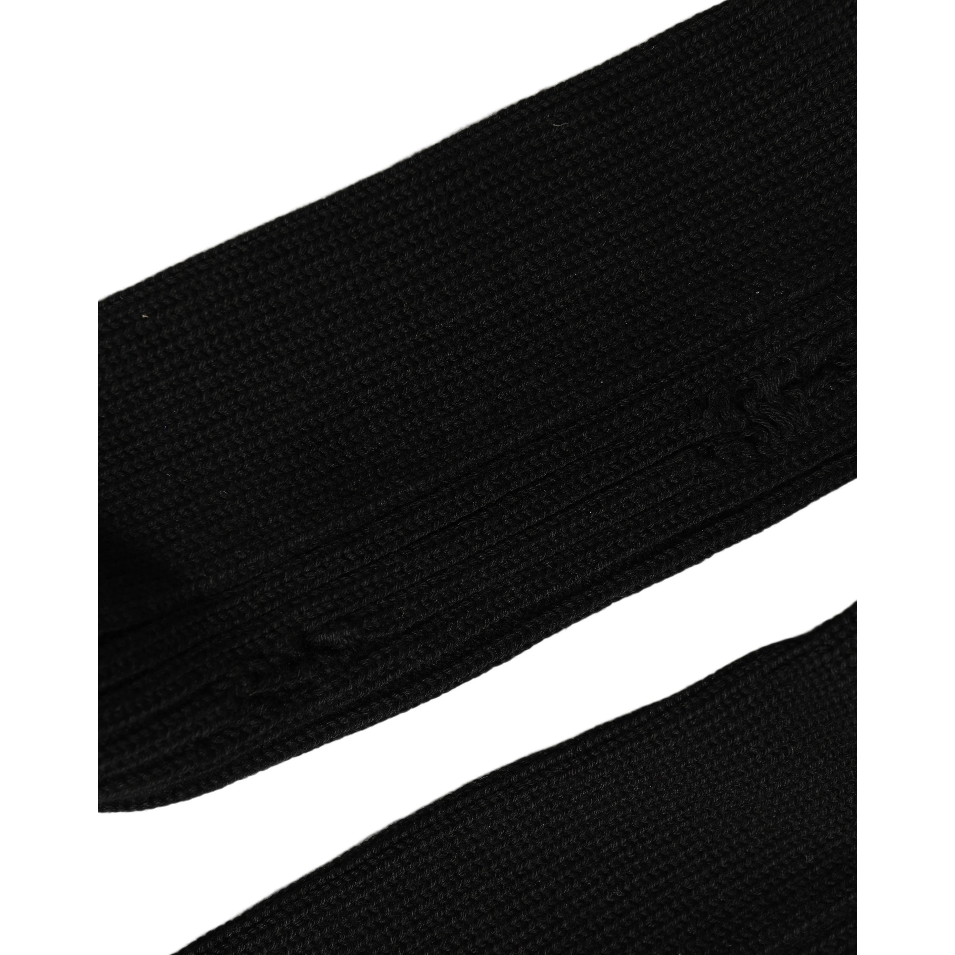 Men Black Cotton Distressed Mid Calf Accessory Socks