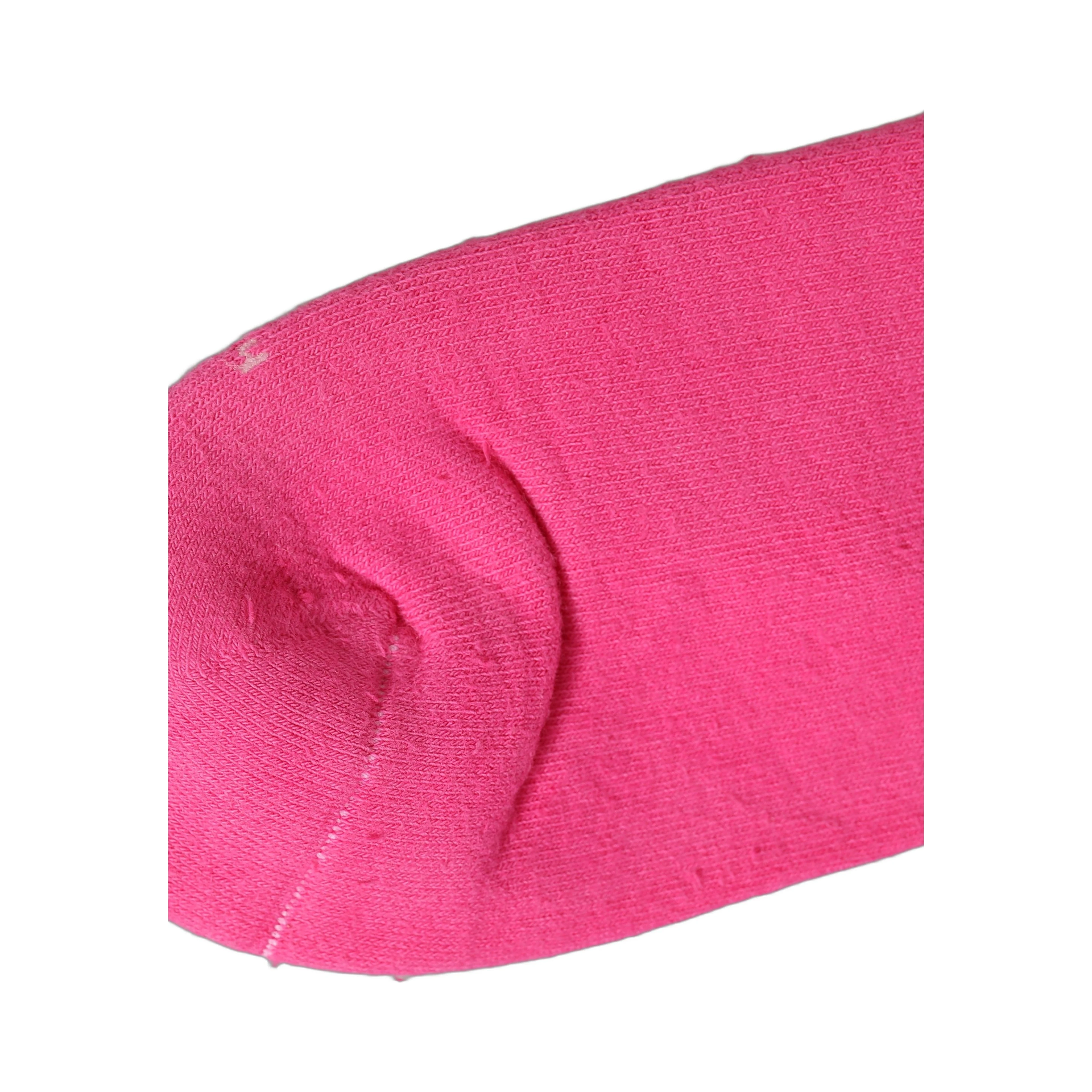 Pink Cotton Ribbed Mid Calf Women Accessory Socks