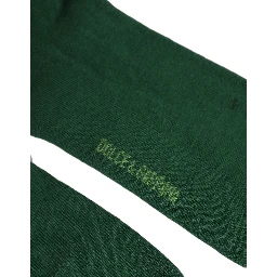 Green DG Logo Nylon Mid Calf Accessory Socks