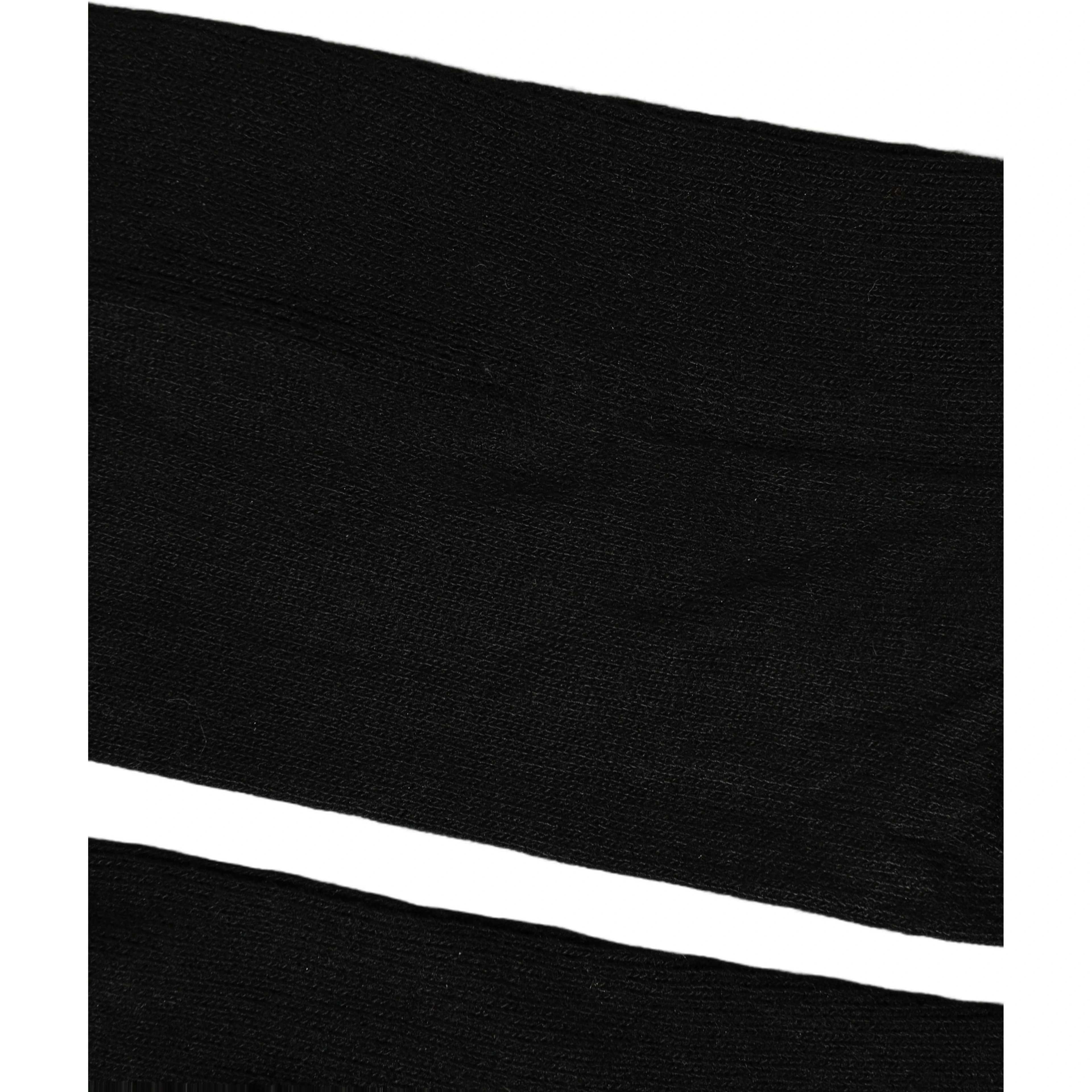 Men Black Viscose Logo Knee High Accessory Socks