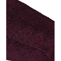 Burgundy Wool Crest Logo Knee High Accessory Socks