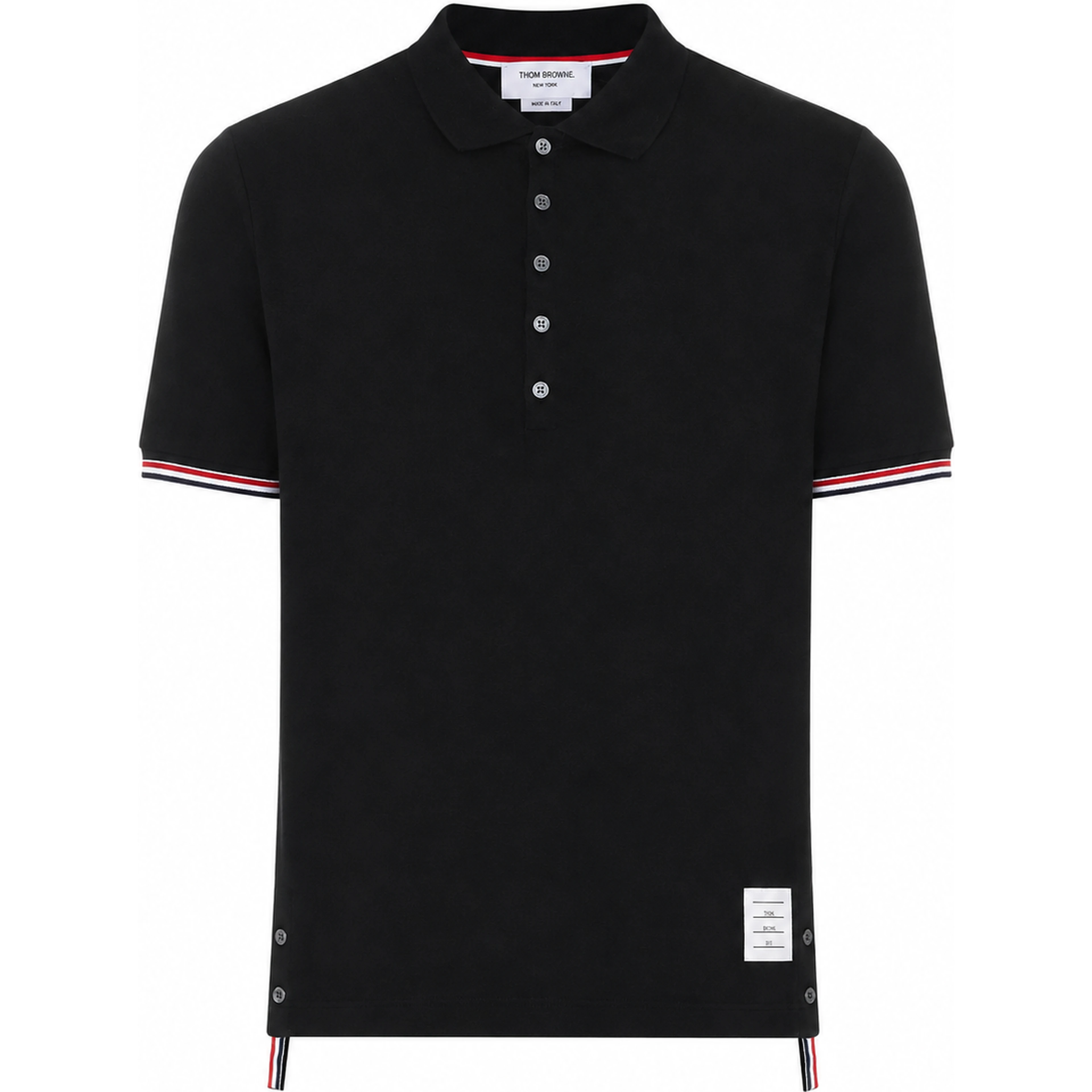 THOM BROWNE T-shirts and Polos Black