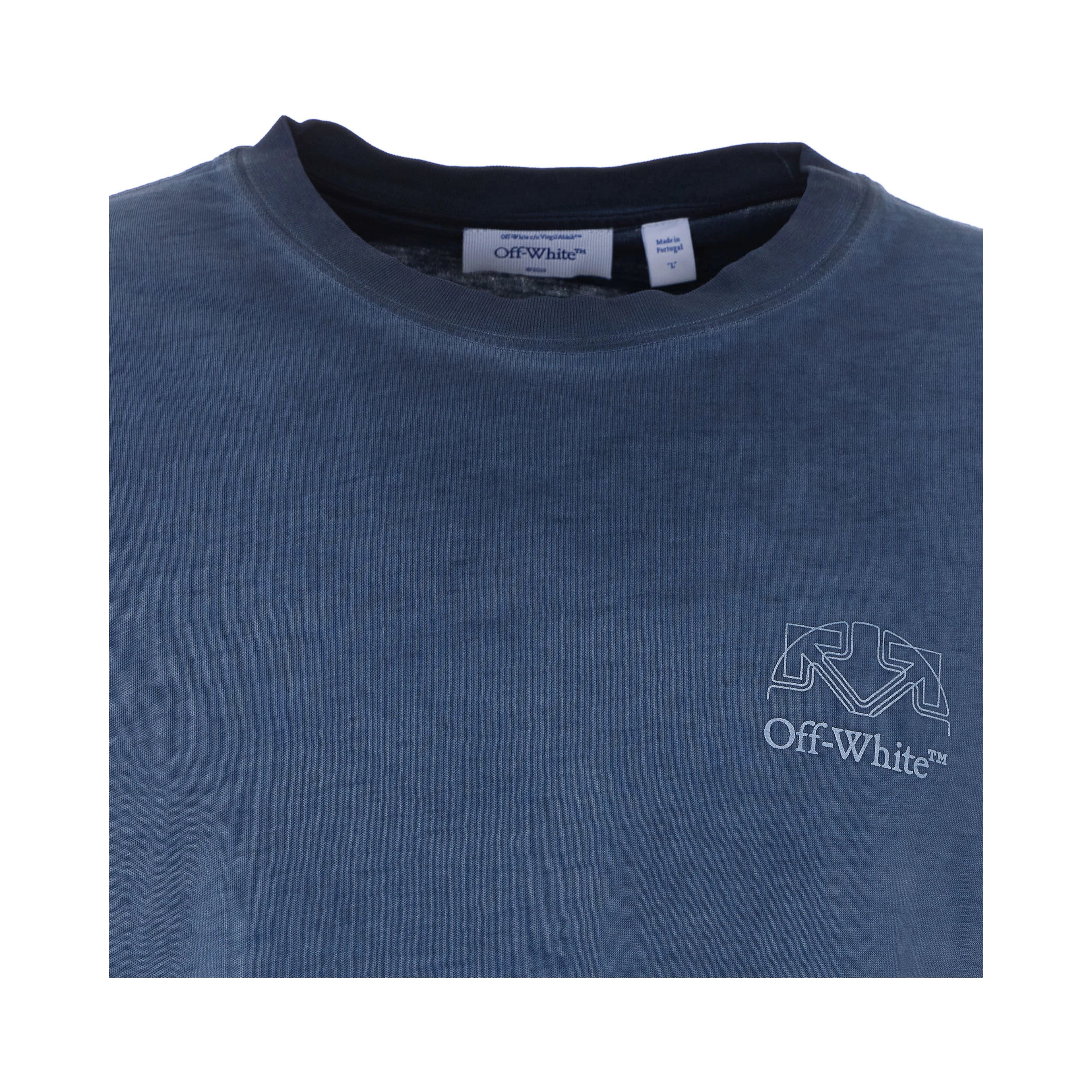 OFF WHITE T-shirts and Polos Blue