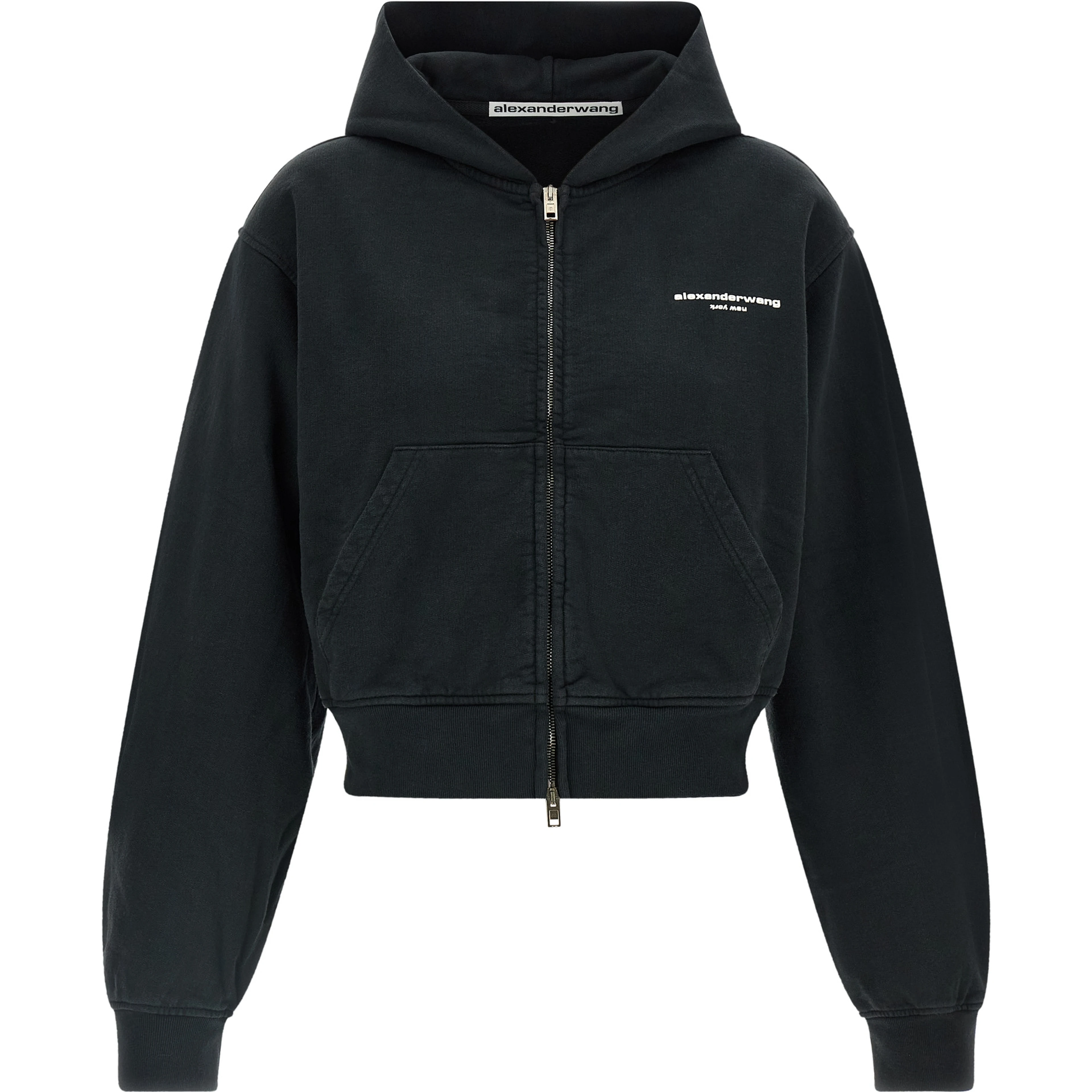 Black Cotton Sweatshirt