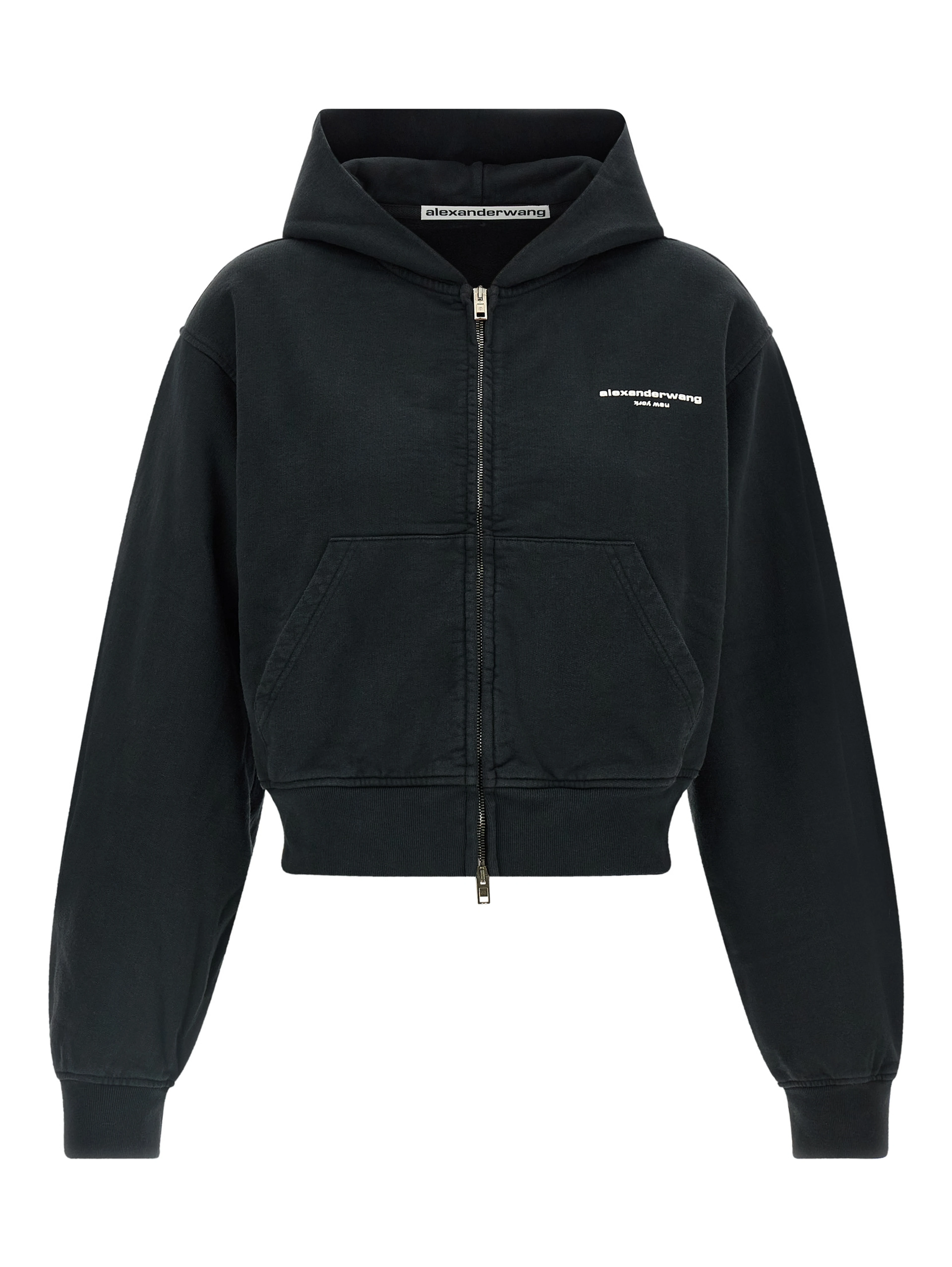 Black Cotton Sweatshirt