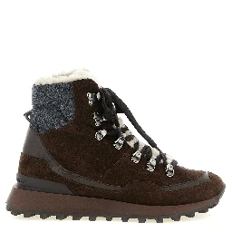 Brown Calfskin Ankle Boots