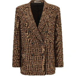 Brown Virgin Wool Blazer