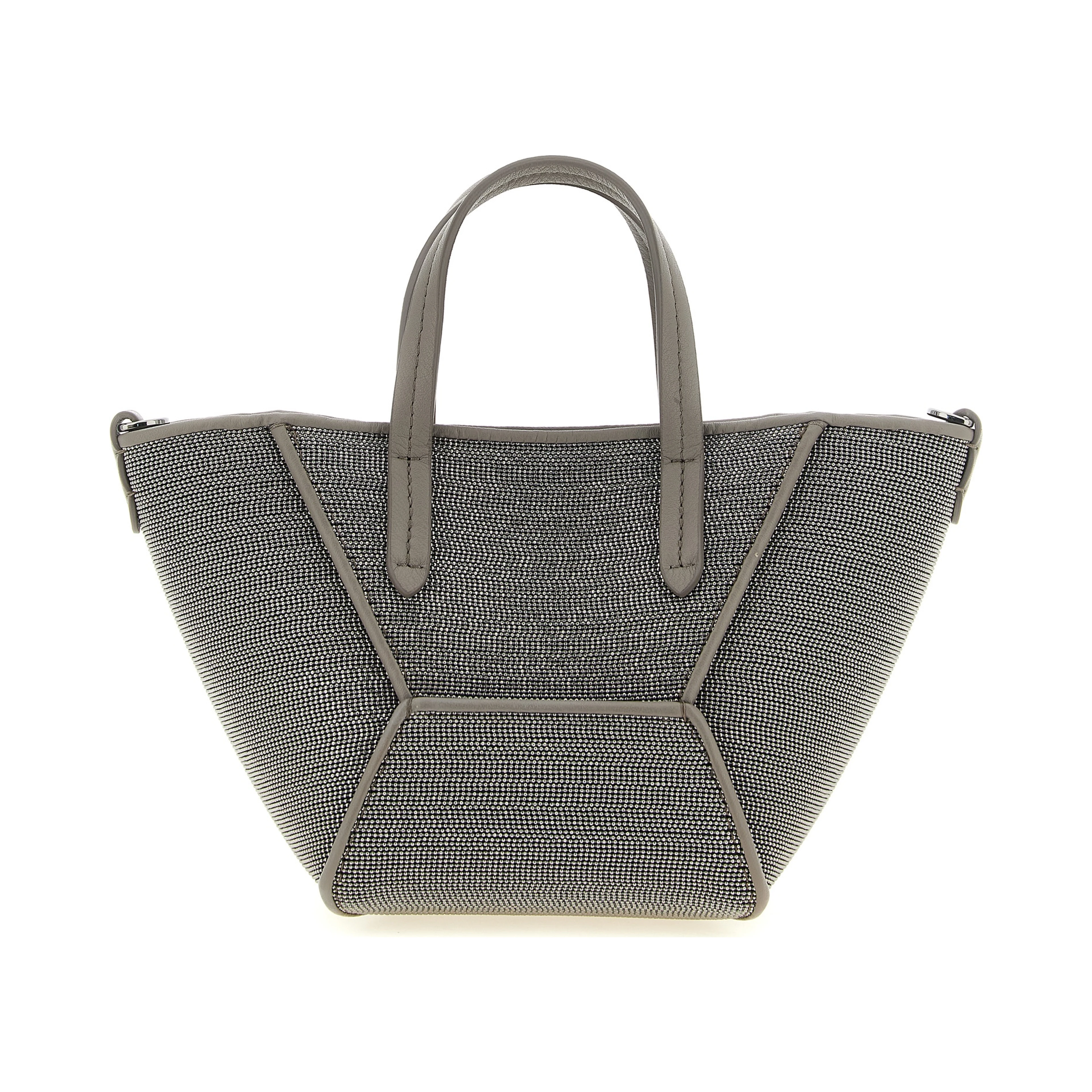 Gray Calfskin Handbag