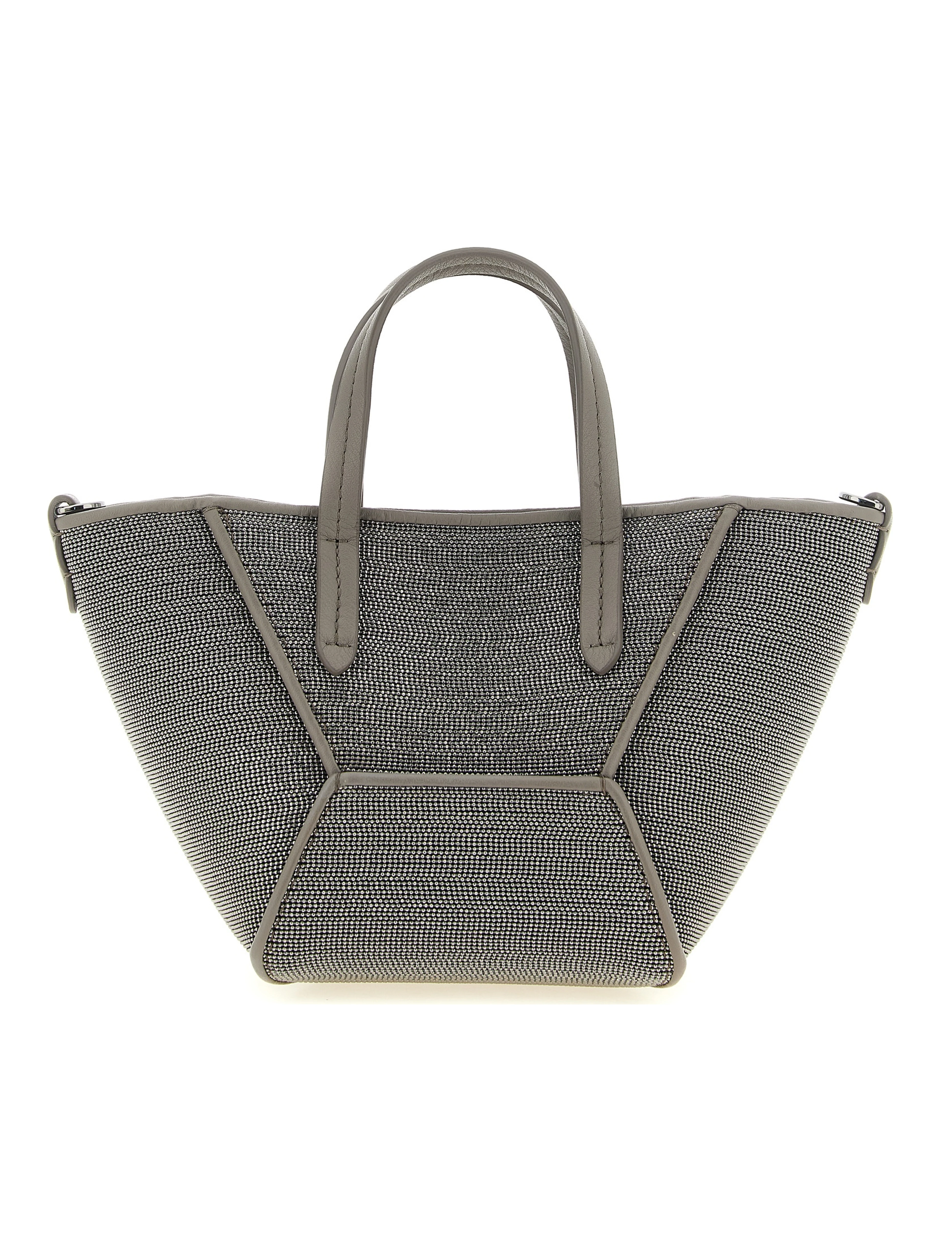 Gray Calfskin Handbag