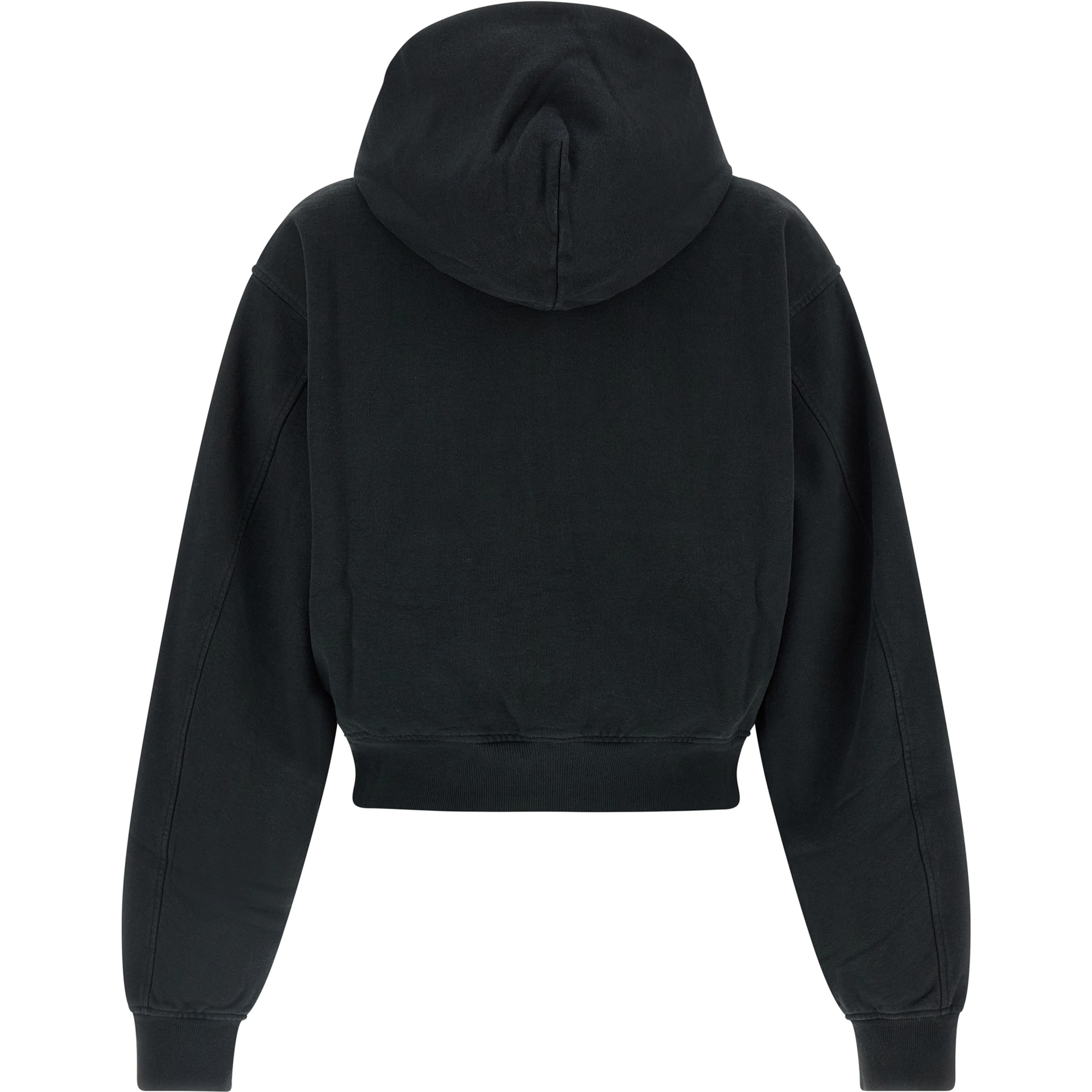 Black Cotton Sweatshirt