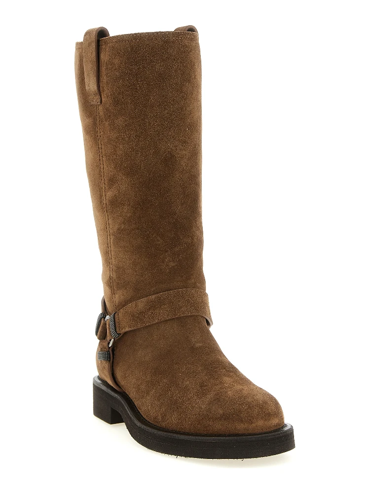 Brown Calfskin Over The Knee alternative