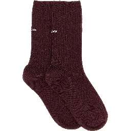 Bordeaux Wool Socks