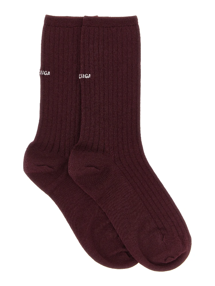 Bordeaux Wool Socks