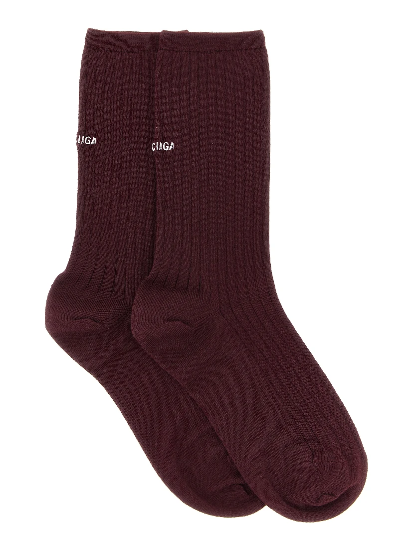 Bordeaux Wool Socks