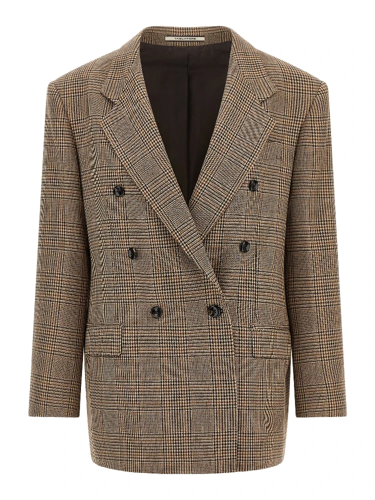 Brown Polyester Blazer