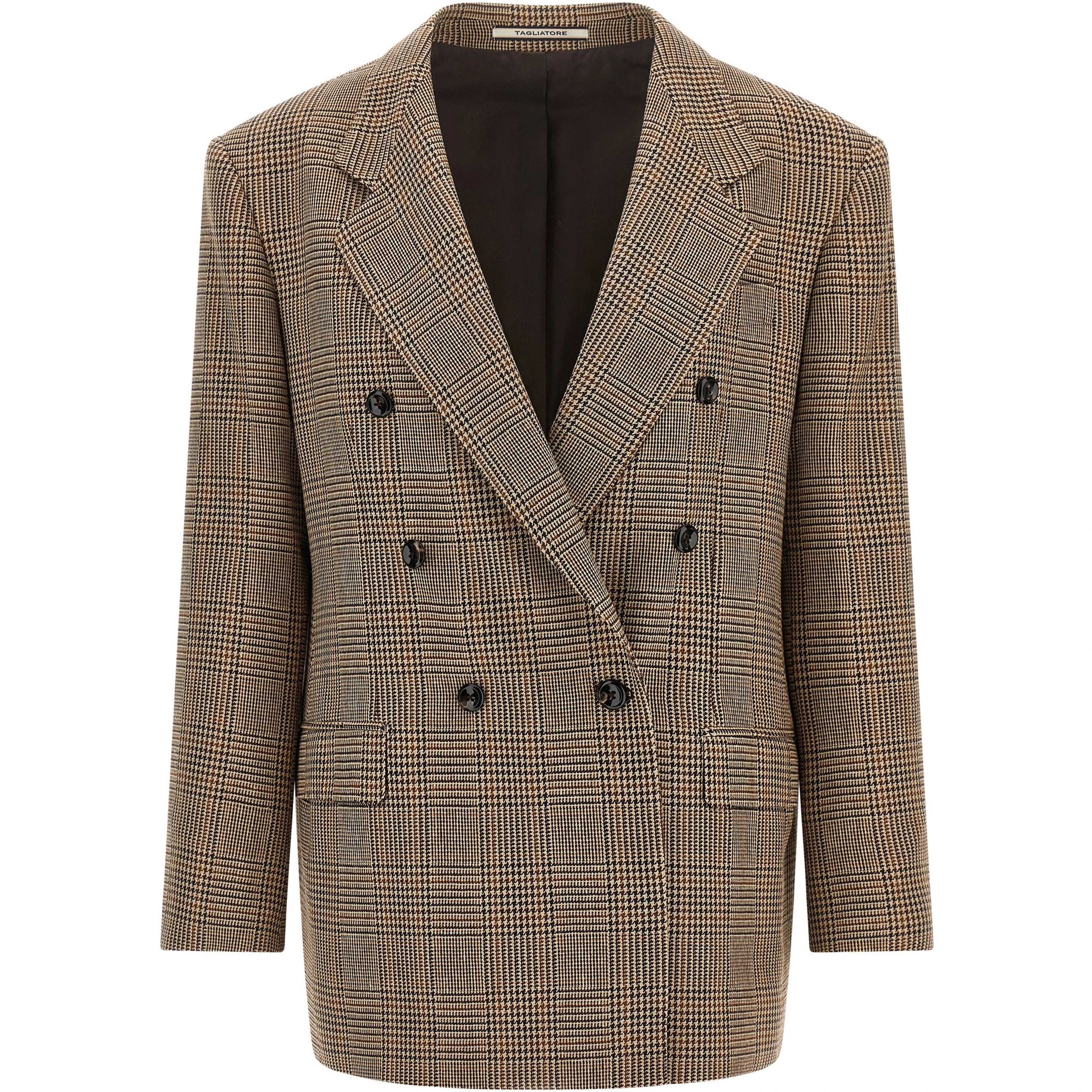 Brown Polyester Blazer