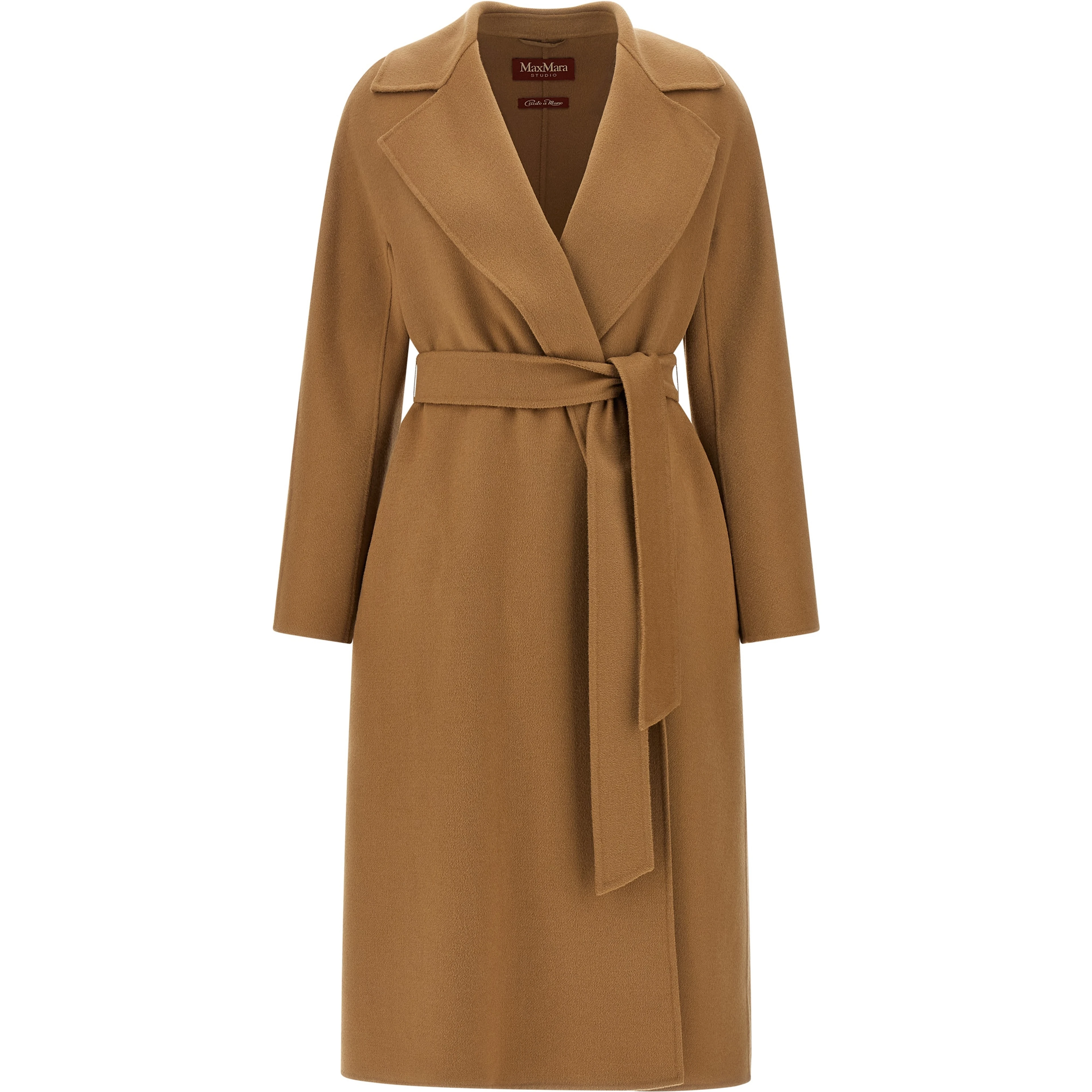 Beige Virgin Wool Coat