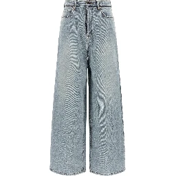 Blue Cotton Relaxed Fit Jeans