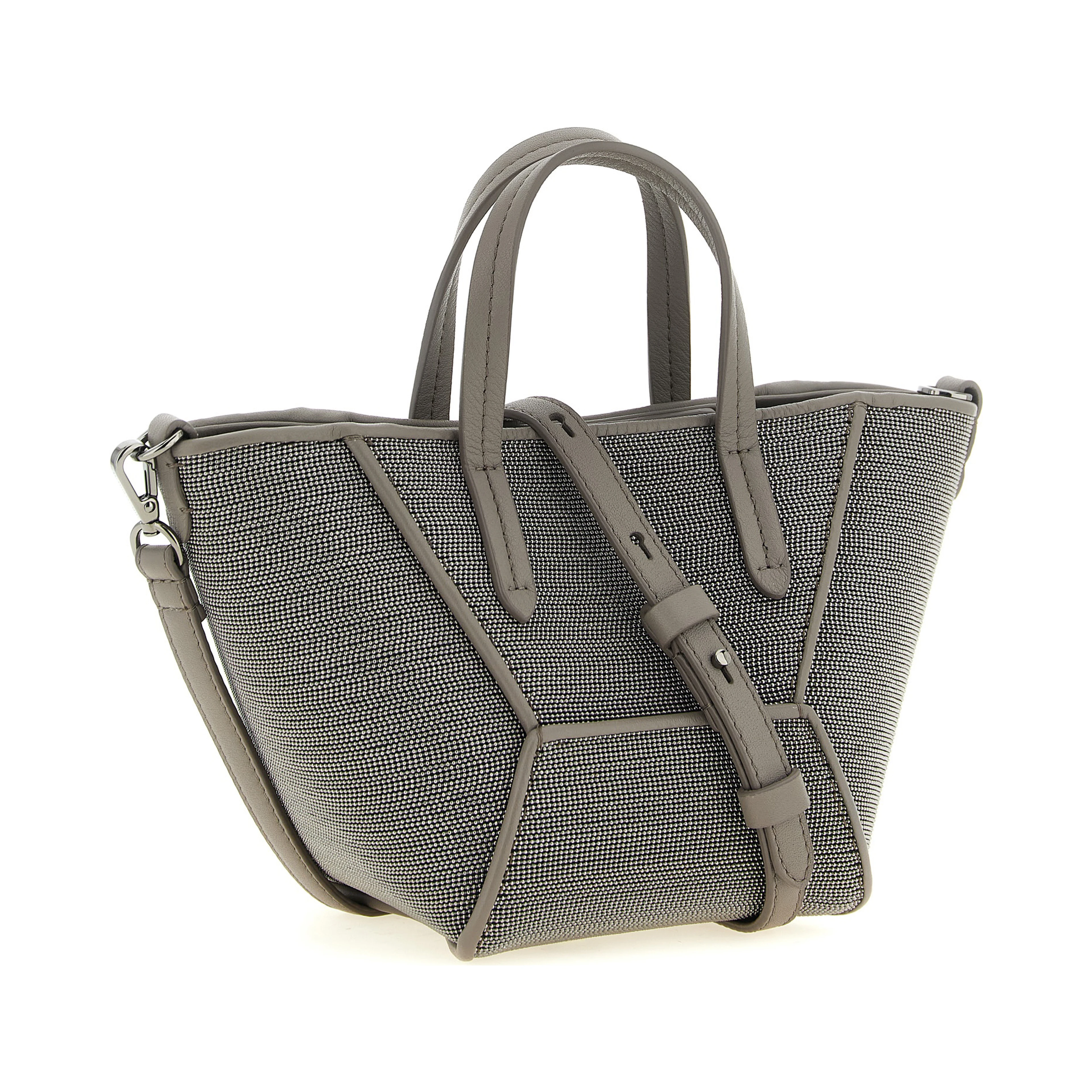 Gray Calfskin Handbag