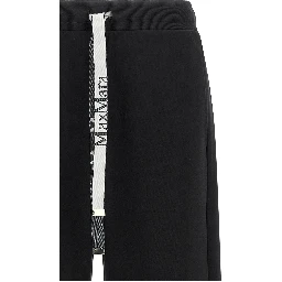Black Cotton Casual Pants