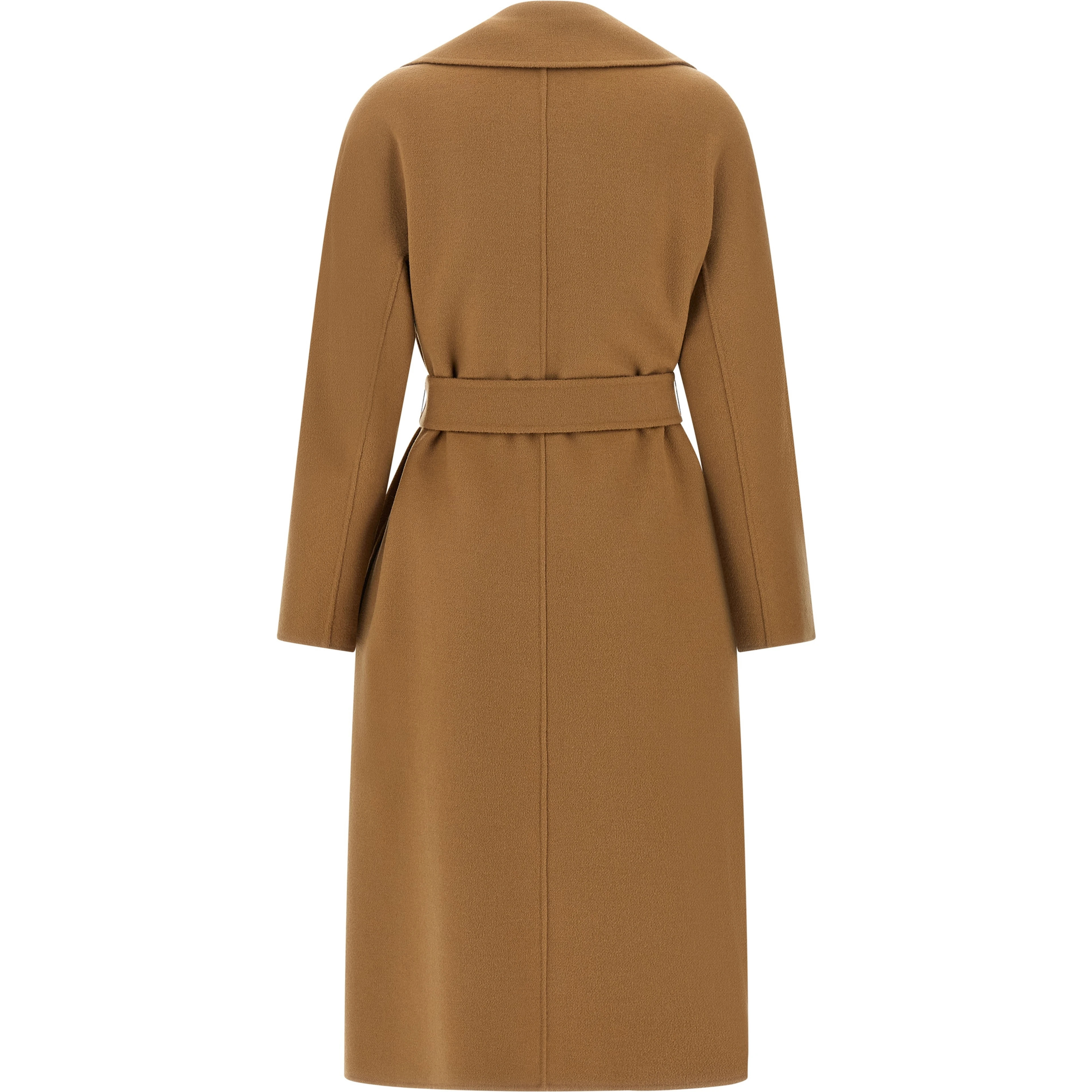 Beige Virgin Wool Coat