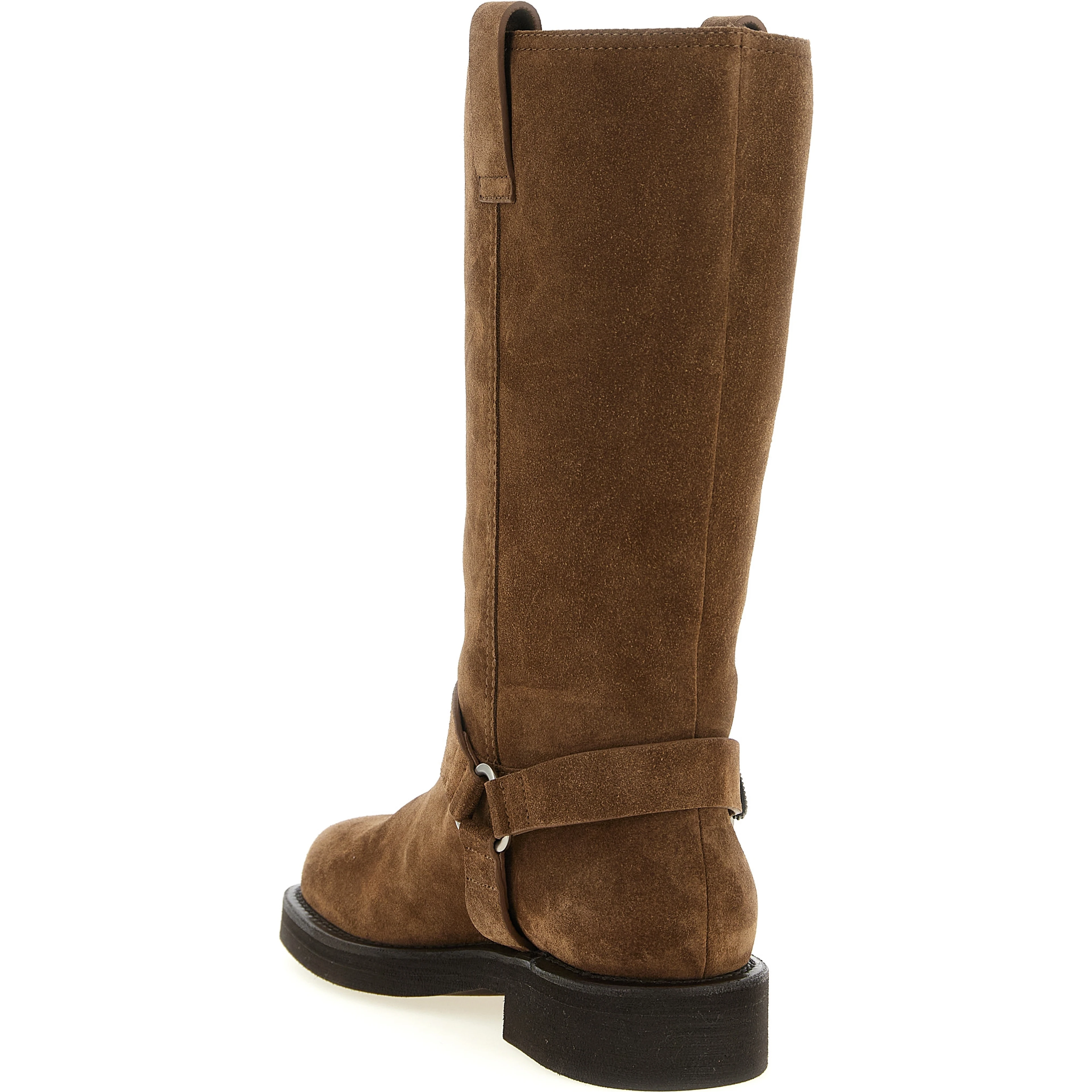 Brown Calfskin Over The Knee