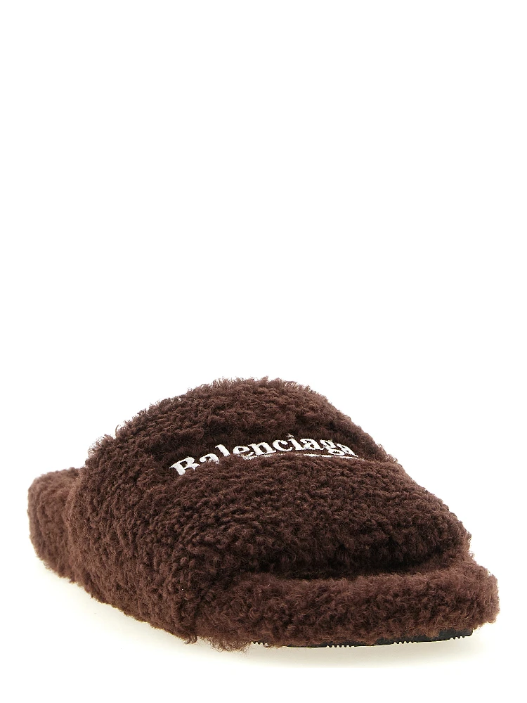 Brown Polyester Slides alternative