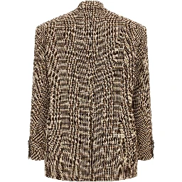 Brown Polyester Blazer
