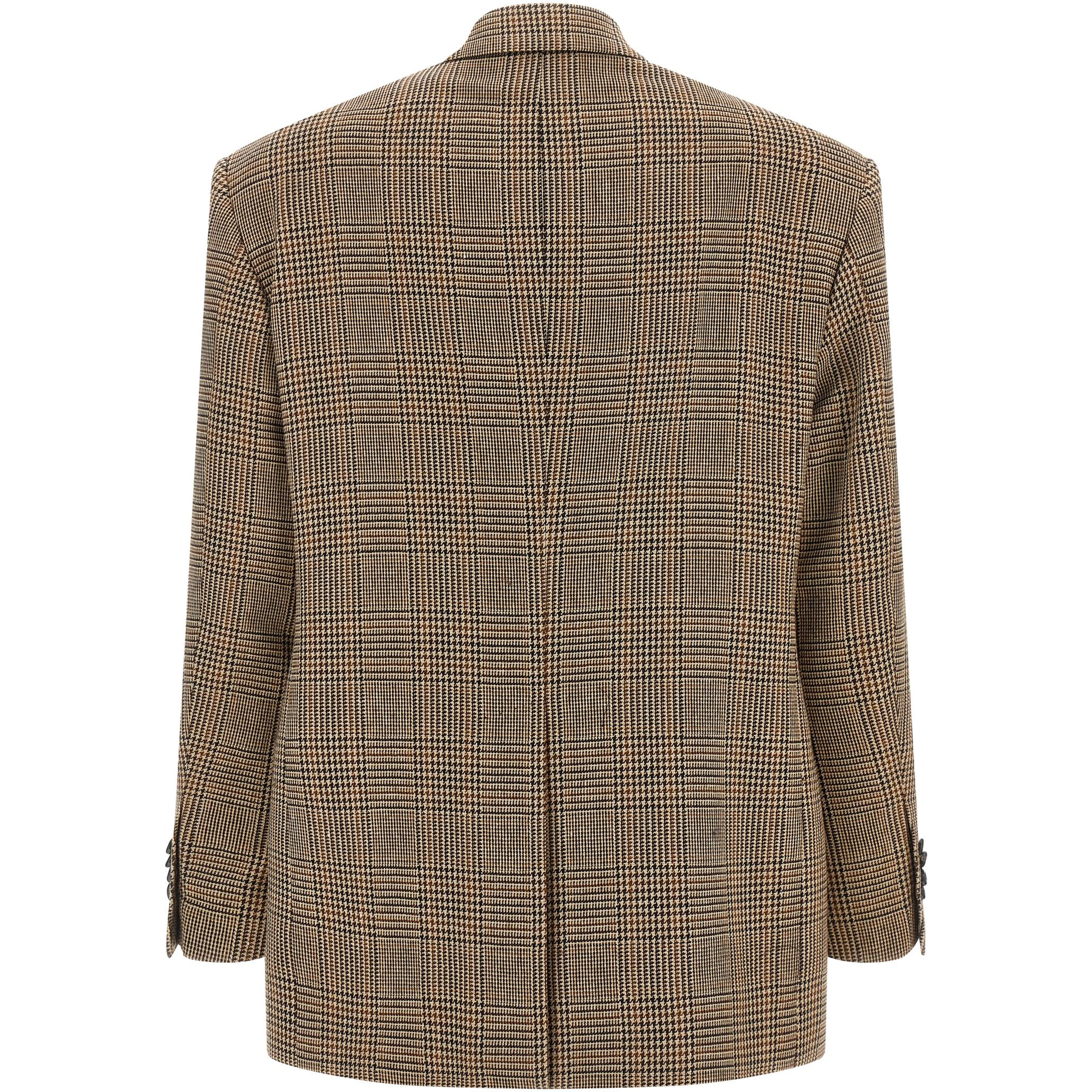 Brown Polyester Blazer