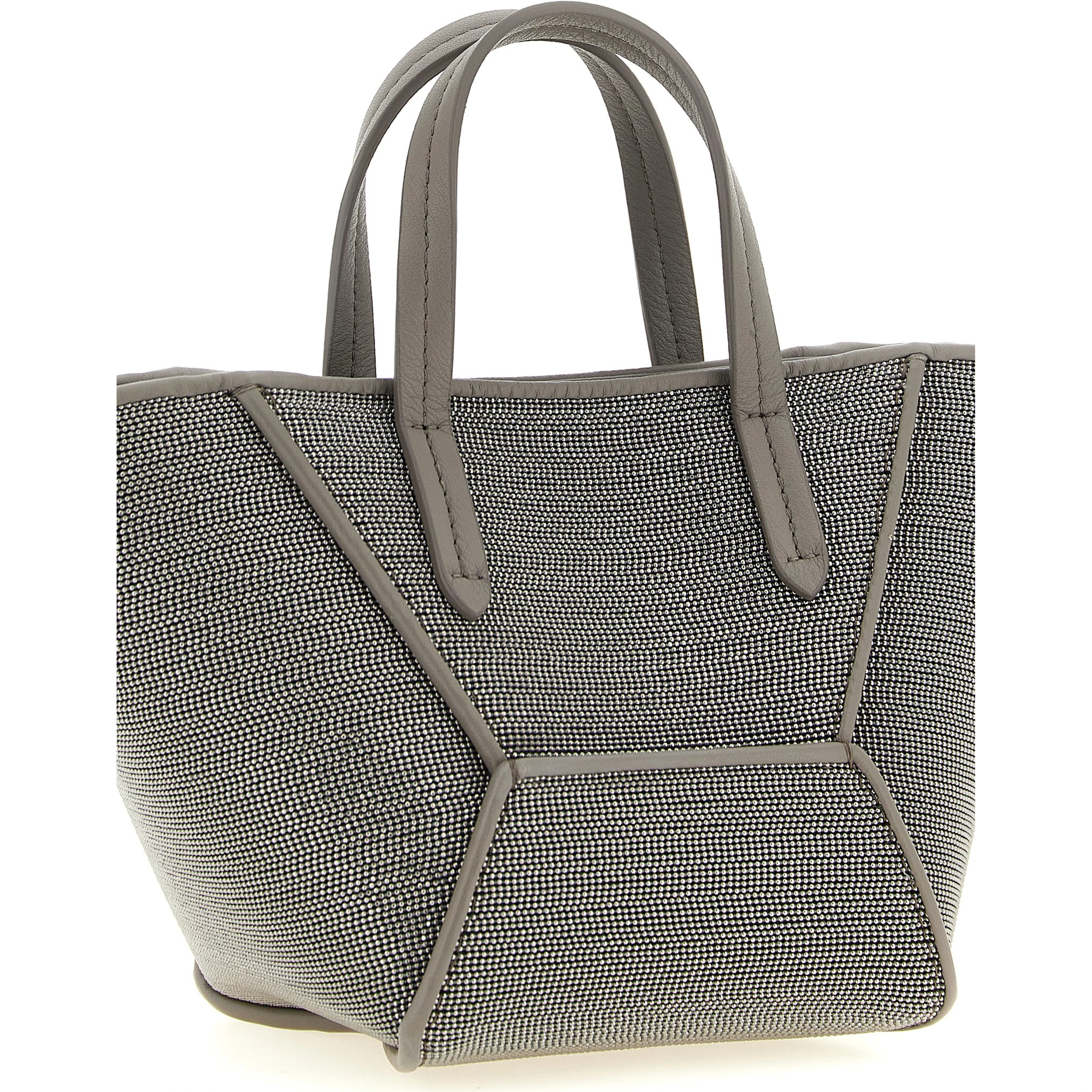 Gray Calfskin Handbag