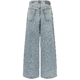 Blue Cotton Relaxed Fit Jeans