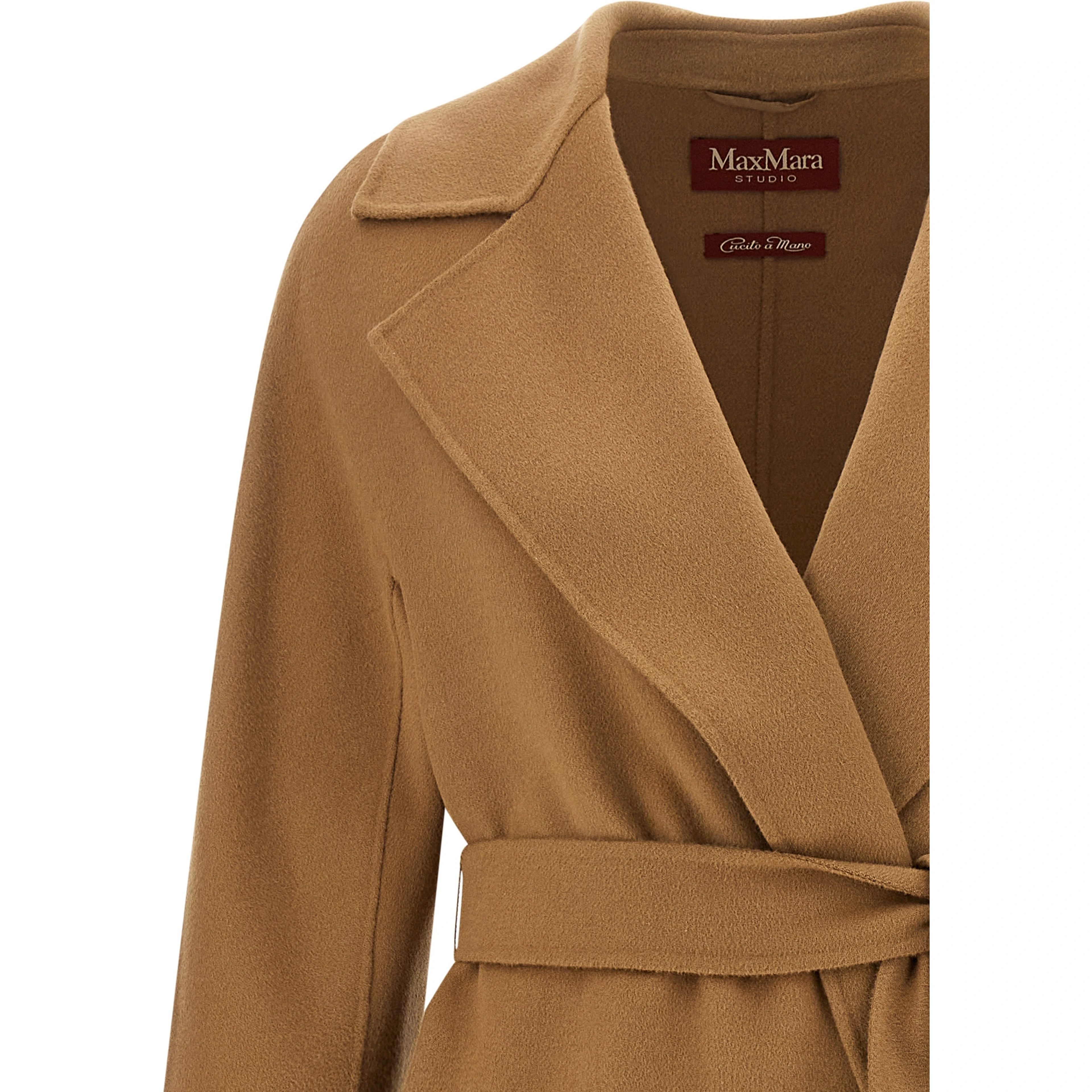 Beige Virgin Wool Coat
