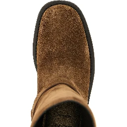 Brown Calfskin Over The Knee
