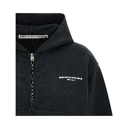 Black Cotton Sweatshirt