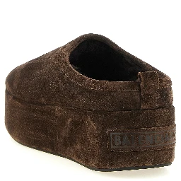 Brown Calfskin Mules