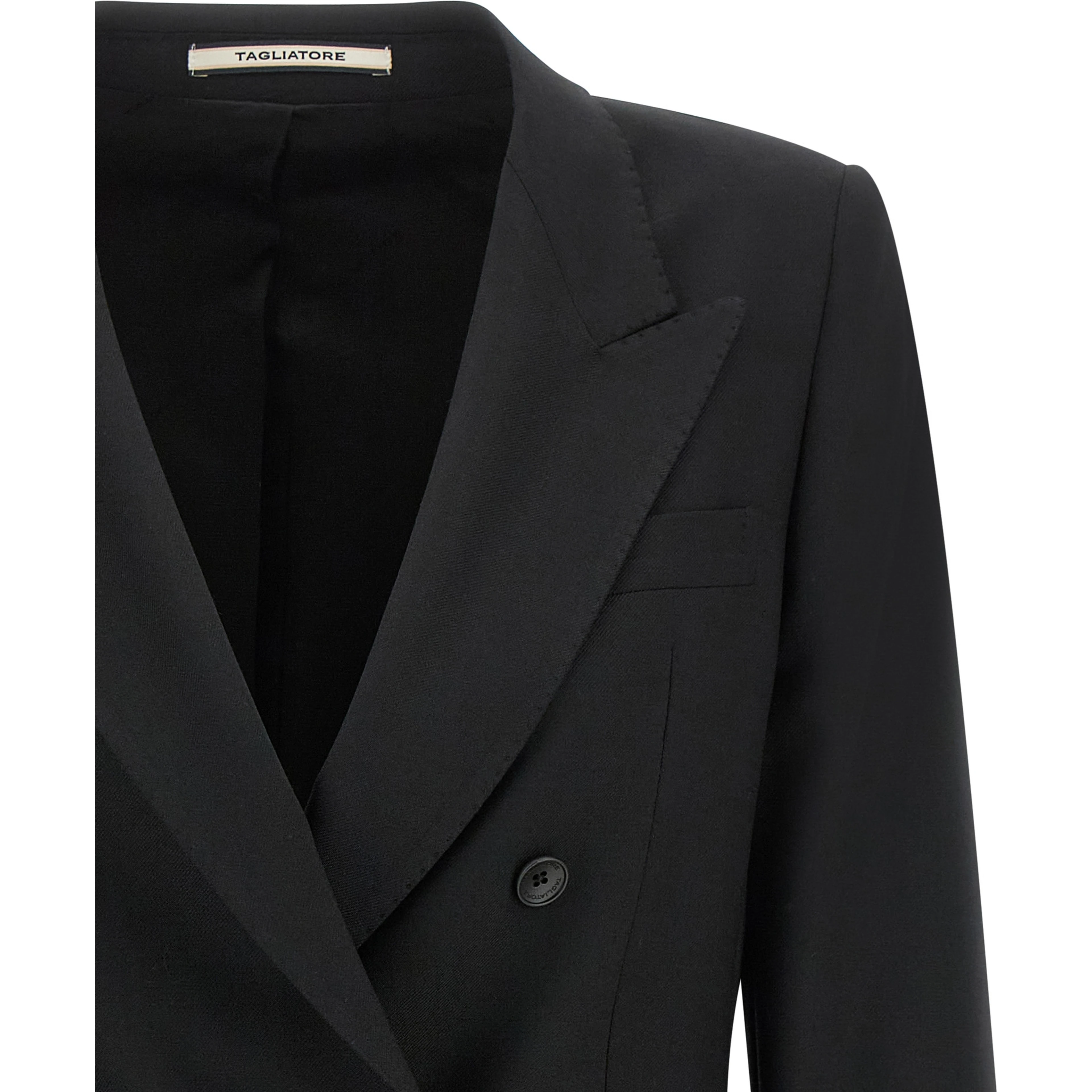Black Polyester Blazer