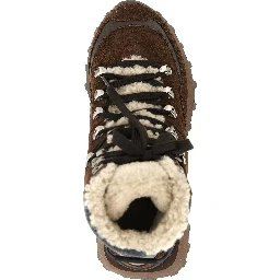 Brown Calfskin Ankle Boots