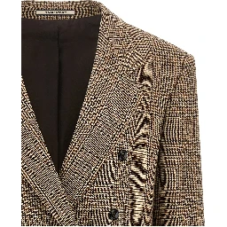 Brown Polyester Blazer